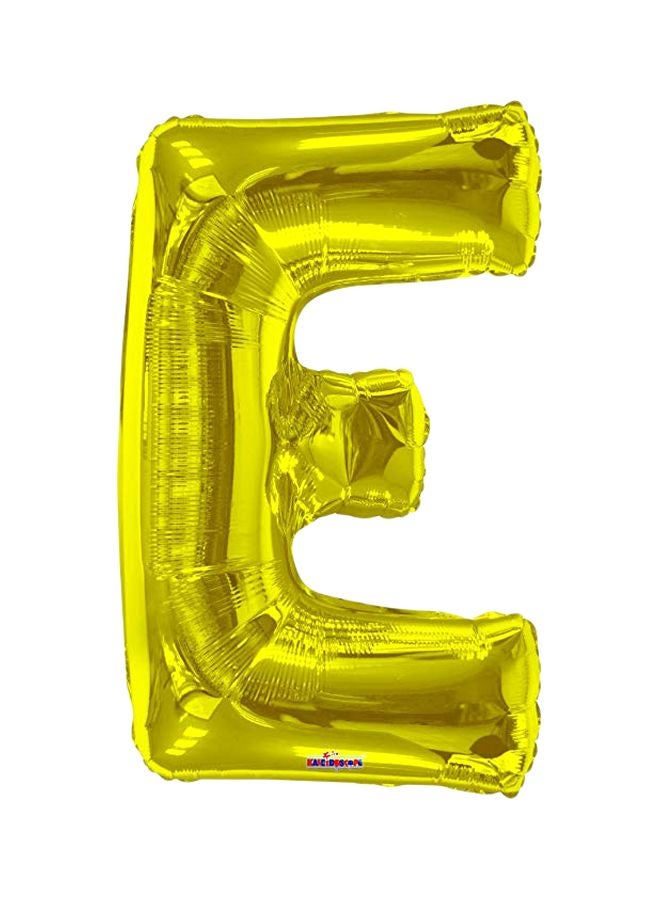 Kaleidoscope Letter-E Shaped Foil Balloon 34inch  - Image 1