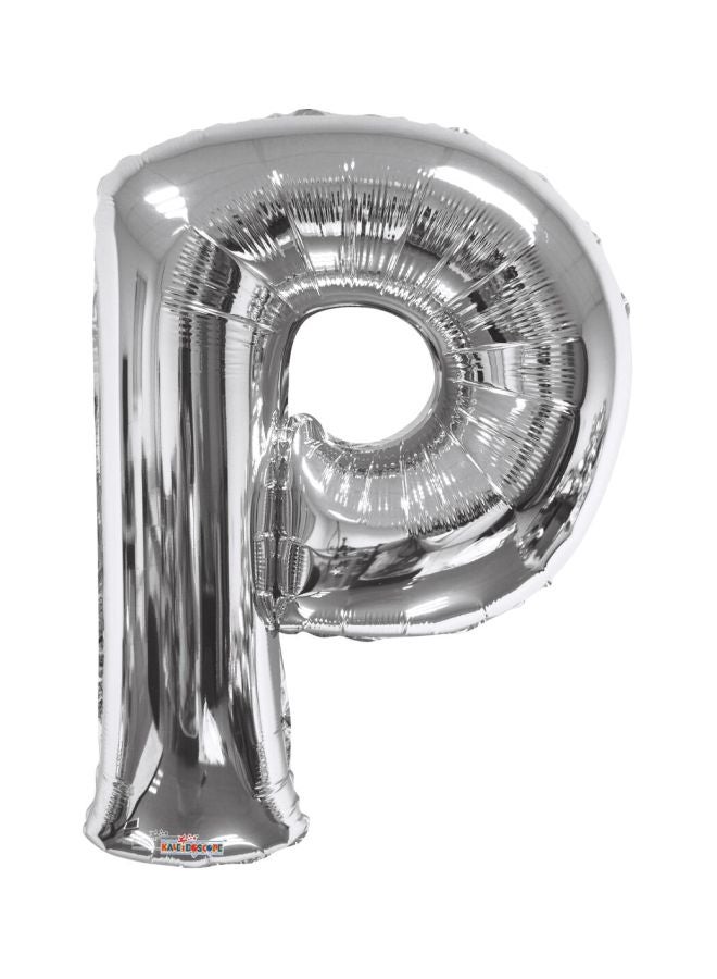 كلايدوسكوب بالون من القصدير على شكل حرف P 34بوصة - Image 1