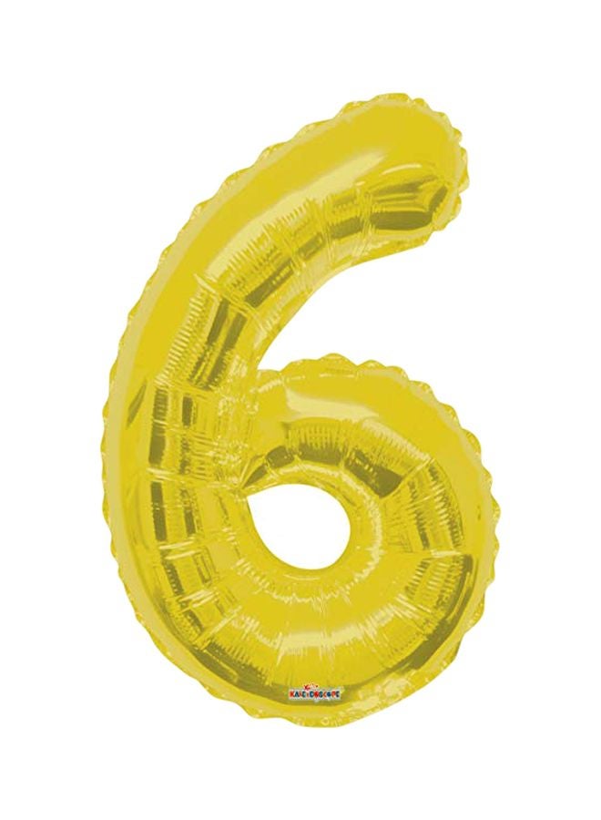 Kaleidoscope Number 6 Foil Balloon 118697 34inch  - Image 1