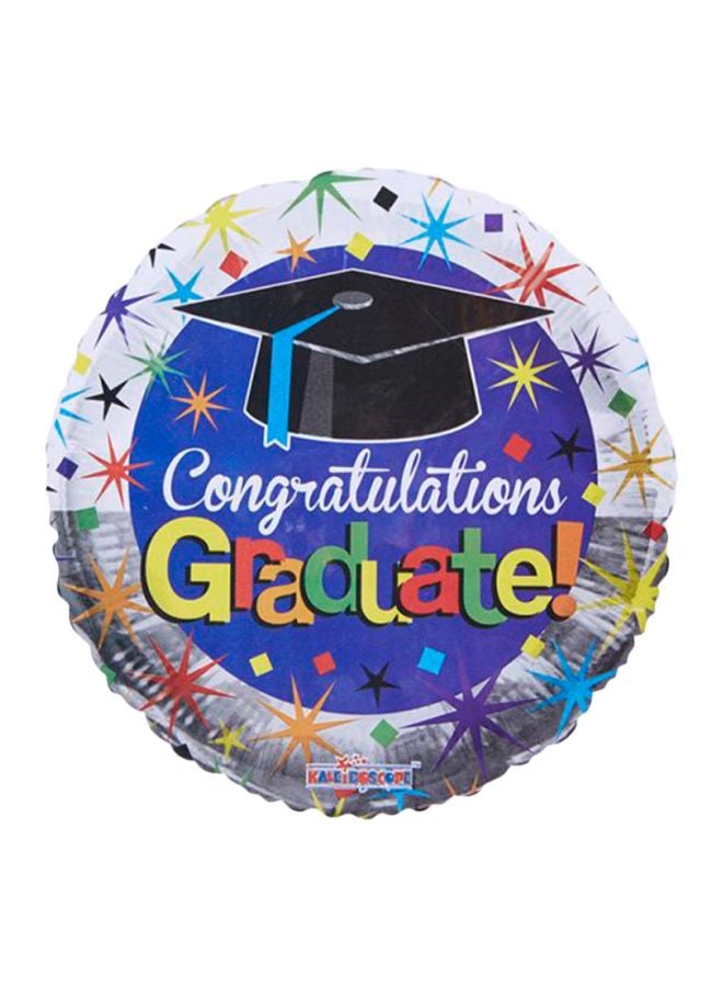 Kaleidoscope Graduations Celebration Foil Balloon 118741 18inch  - Image 1