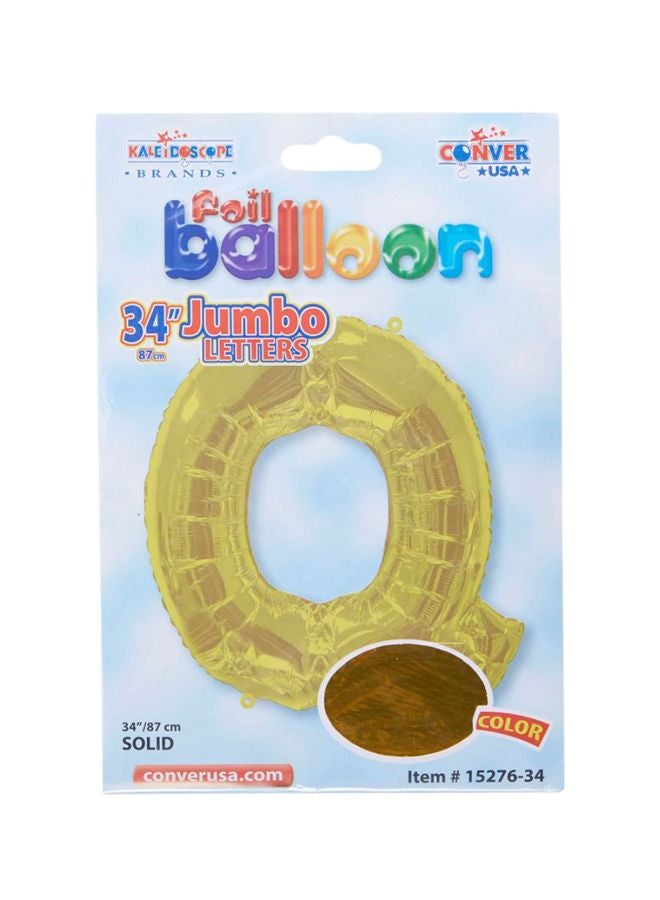 Kaleidoscope Letter Q Shape Foil Balloon 118715 34inch  - Image 2
