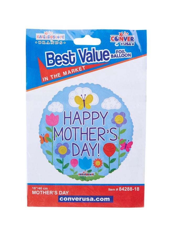 كلايدوسكوب بالون من القصدير بطبعة عبارة "Happy Mother's Day" طراز 118654 18بوصة - Image 2