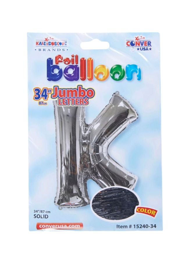 كلايدوسكوب بالون من القصدير على شكل حرف K موديل 118677 34بوصة - Image 2