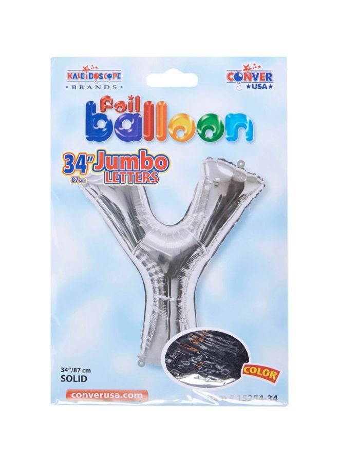 Kaleidoscope - Jumbo Letter Y Foil Balloon 34inch - Image 1