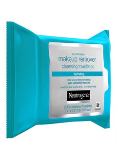 Neutrogena Pack Of 3 Hydrating Makeup Remover Facial Cleansing Wipes-75 Wipes White  - Image 2