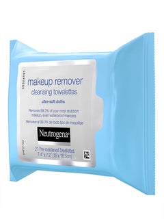 Neutrogena Pack Of 3 Makeup Remover Cleansing Towelettes And Wipes White  - Image 2