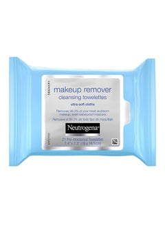 Neutrogena Pack Of 3 Makeup Remover Cleansing Towelettes And Wipes White  - Image 1
