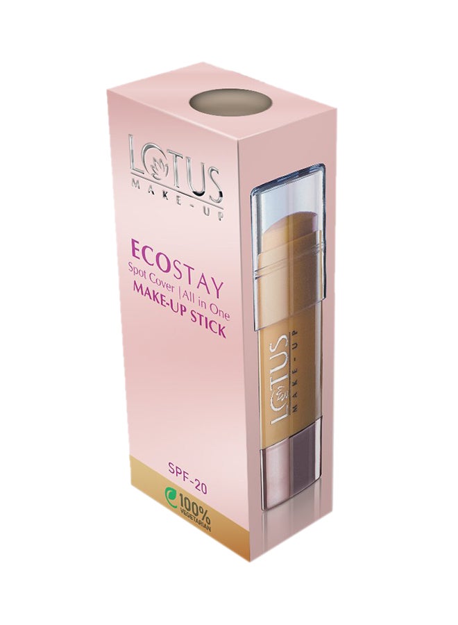 Lotus Ecostay Spot Cover All In One Make Up Stick SPF20 Rich Shell  - Image 2