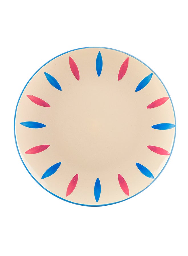 شاربدو طبق فاخر لتقديم الوجبات من السيراميك متعدد الألوان - Image 1