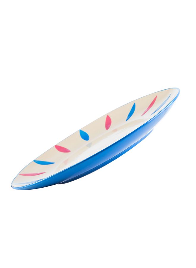 شاربدو طبق فاخر لتقديم الوجبات من السيراميك متعدد الألوان - Image 3