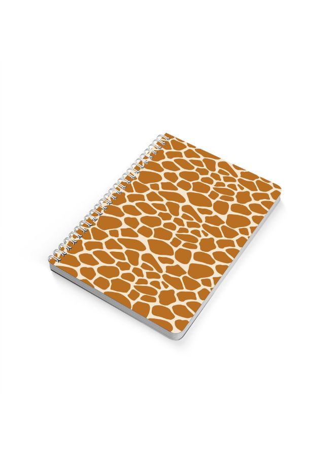 لوحة دفتر بسلك حلزوني مقاس A5 البني الفاتح - Image 2