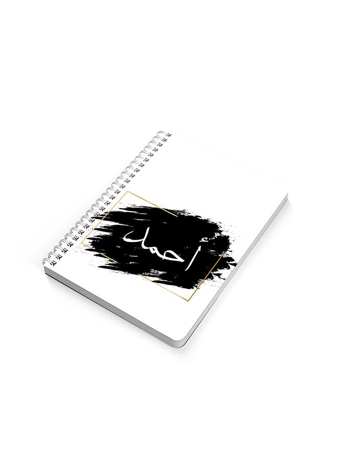LOWHA A5 Spiral Bound Notebook White/Black  - Image 2