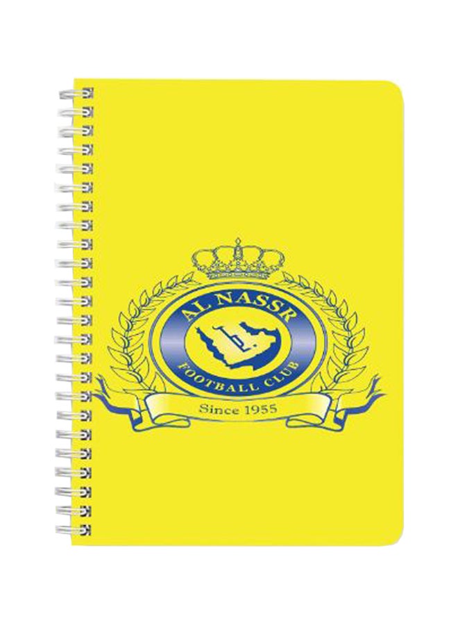 LOWHA - A5 Spiral Bound Notebook Yellow/Blue - Image 1