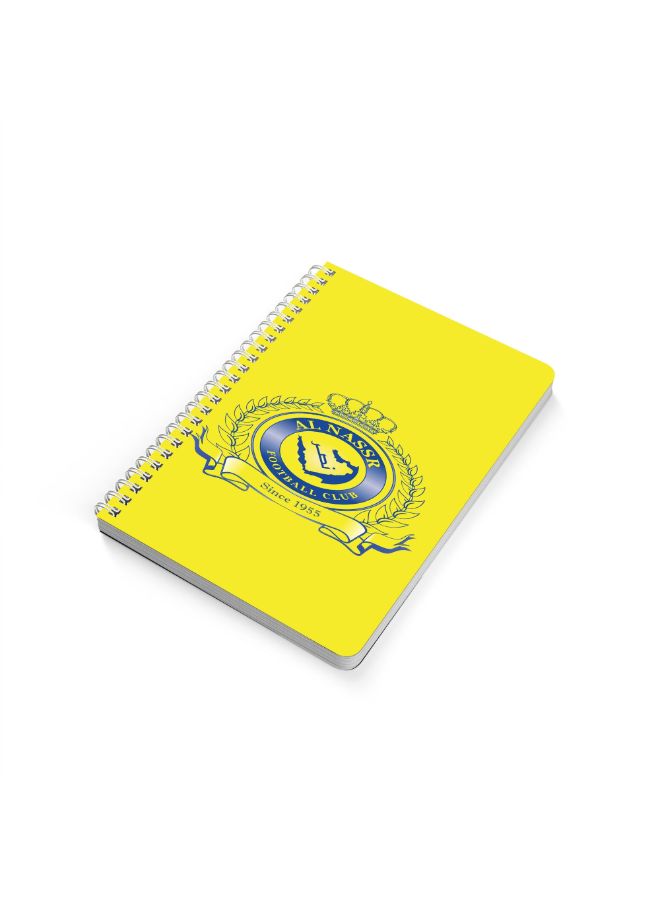 LOWHA - A5 Spiral Bound Notebook Yellow/Blue - Image 1