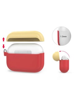 Ahastyle Protective Keychain Case Cover For Apple AirPods Red/Yellow  - Image 4
