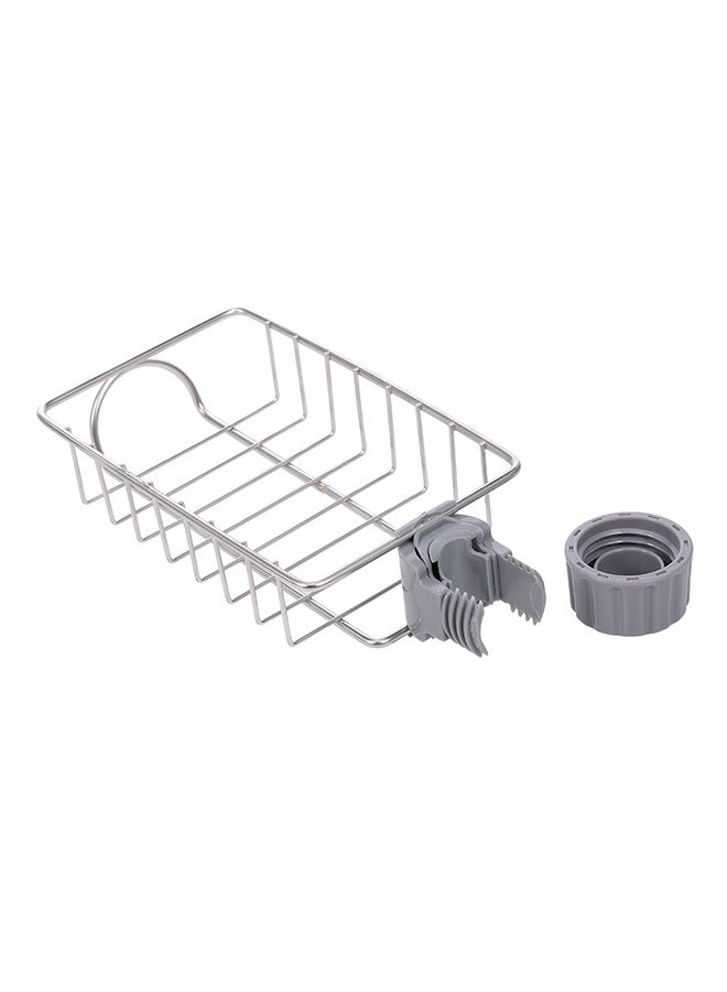 Stainless Steel Faucet Sponge Holder Silver/Grey  - Image 3