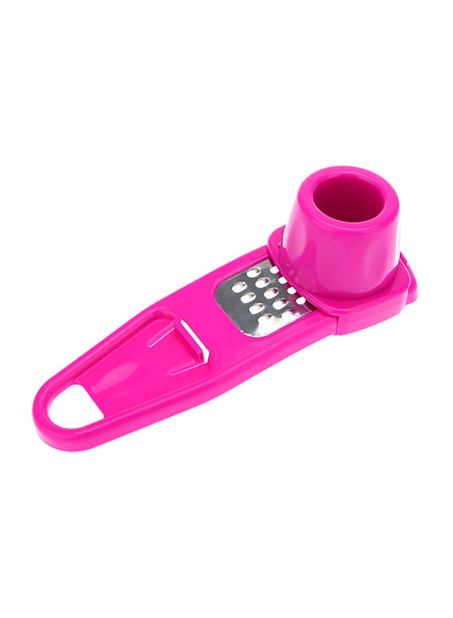 ANSELF Multi-Functional Ginger Garlic Slicer Pink/Silver - Image 1