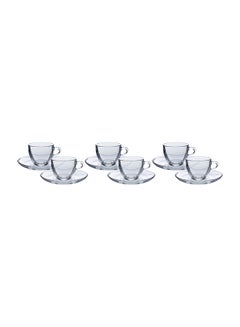 12-Piece Basic Arabian Coffee Set Clear 10centimeter - v1579800303/N33915938A_1