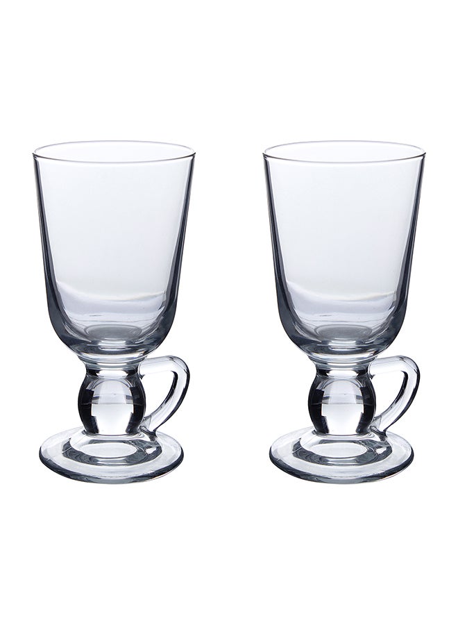 باساباتشي 2-Piece Irish Cofe Drinkware Set Clear 10cm 