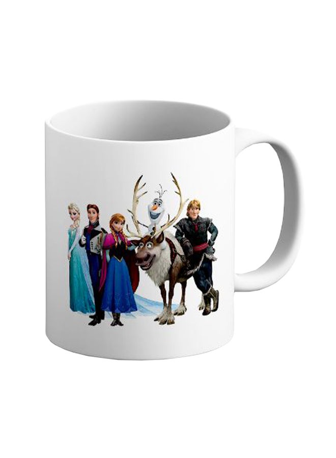 Frozen Team Character Printed Ceramic Coffee Mug White - v1579800379/N33799283A_1