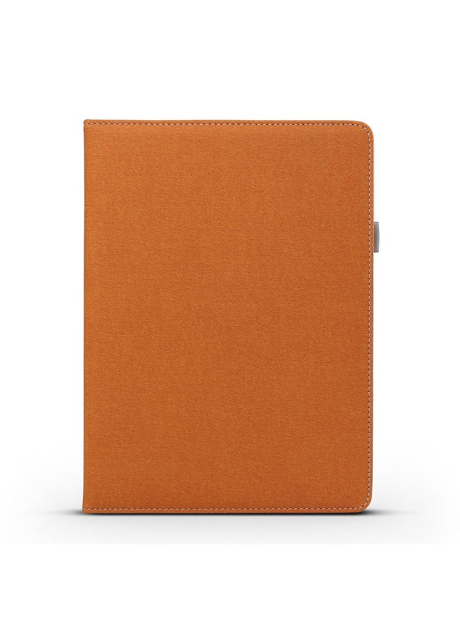 Horizontal Flip Leather Case For iPad 9.7 (2018) / (2017) / Air 2 / Air , With Wallet / Card Slot / Holder Orange  - Image 1