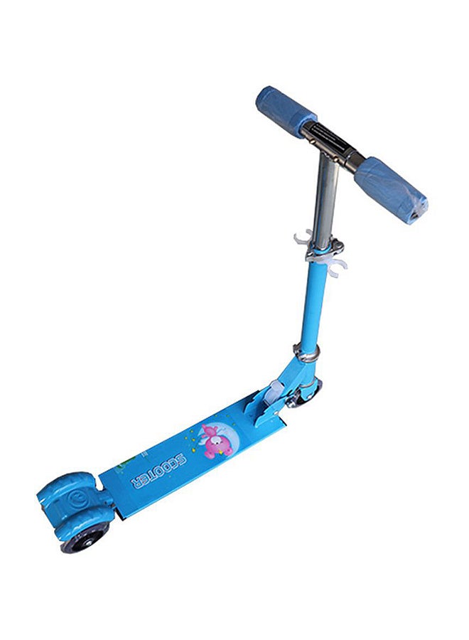 Cool Baby 3 Wheel Adjustable Folding Kick Scooter With Safety Protective Gears 50x68x26cm