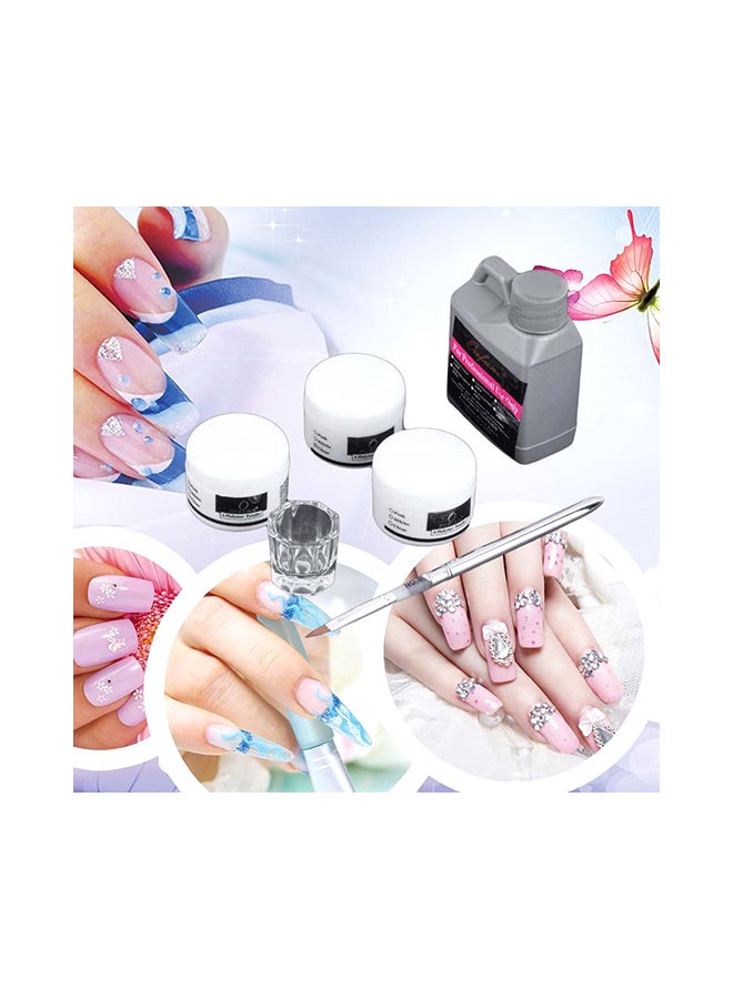 6-Piece Portable Nail Art Tool Kit Set Multicolour - Image 2