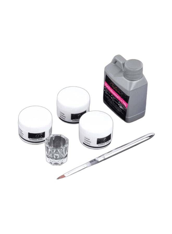 6-Piece Portable Nail Art Tool Kit Set Multicolour - Image 1