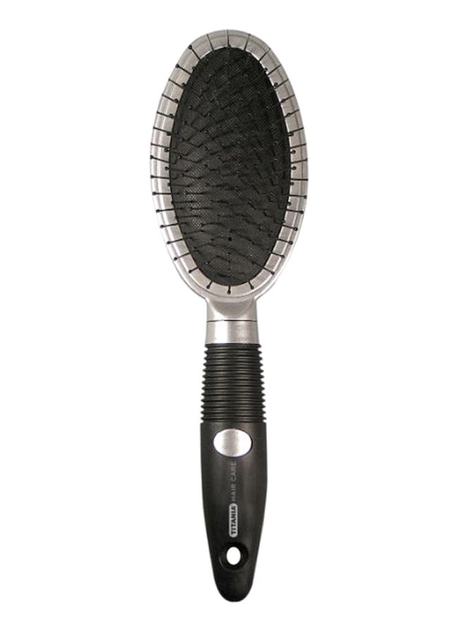 TITANIA Professional Hair Brush Black/Silver 
