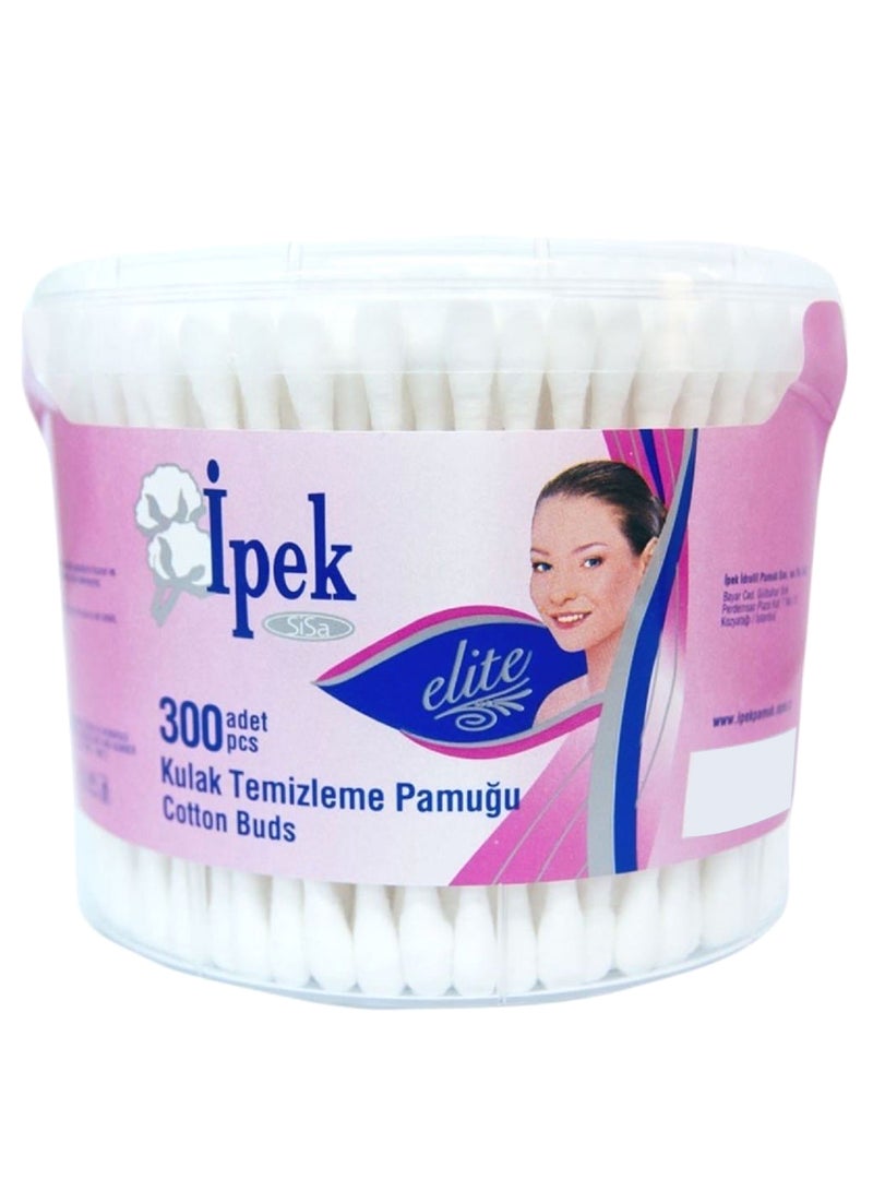 مجموعة أعواد قطنية أبيض