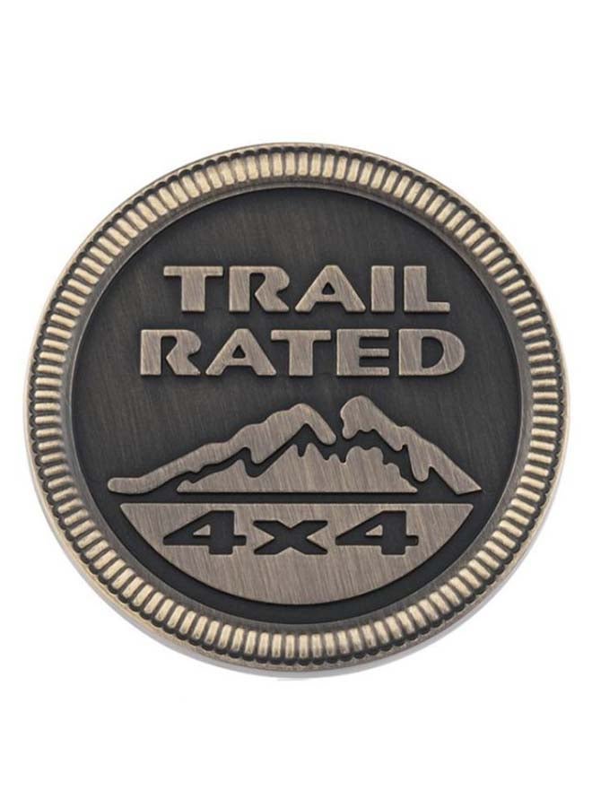 شارة شعار تحمل عبارة Trail Rated