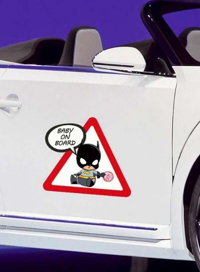 ملصق للسيارة بتصميم عبارة "Baby On Board". - Image 2