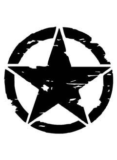 Generic Five-Pointed Star World War II Car Sticker  - Image 1