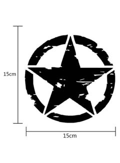 Generic Five-Pointed Star World War II Car Sticker  - Image 2