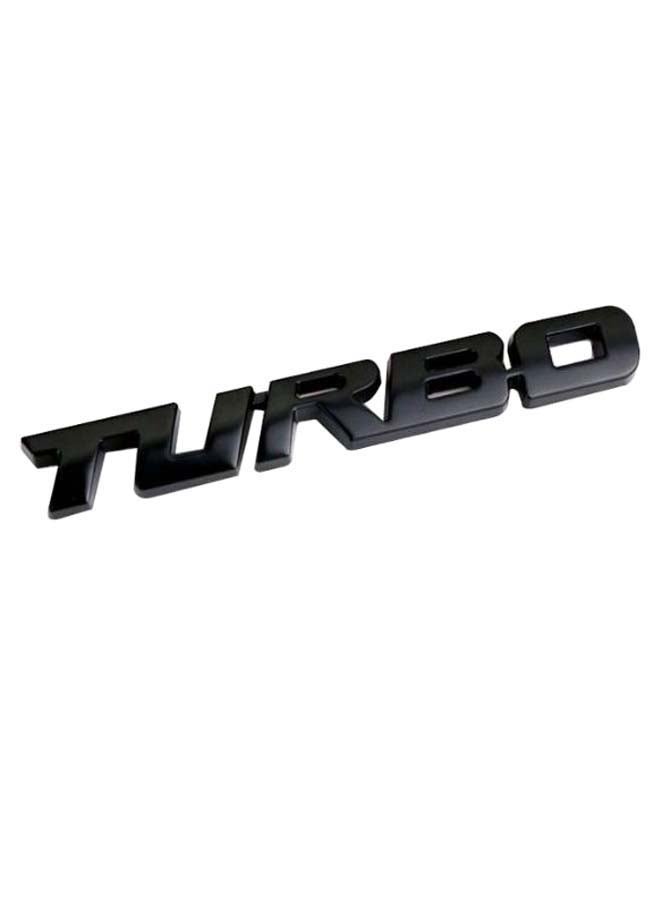 Generic 3D Turbo Badge Emblem 