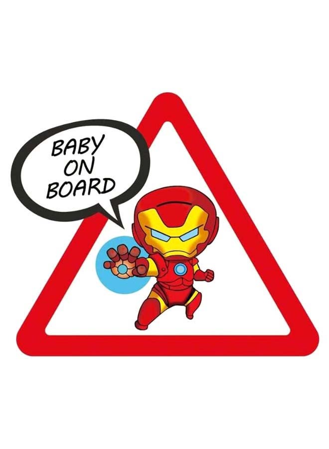 Superhero Baby On Board Car Sticker - Image 1