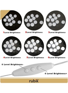 12 Dimmable Makeup Mirror Bulbs With Power Supply Adapter White 9.8x6.7x2.8inch - v1579858663/N33929244A_4