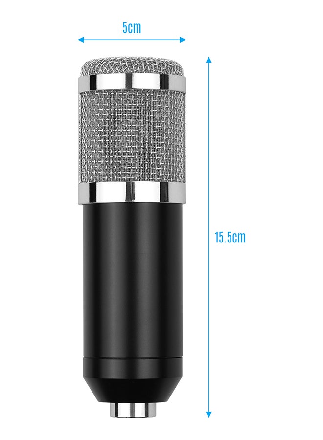 Professional Cardioid Condenser Microphone BM-800 Silver/Black - Image 4