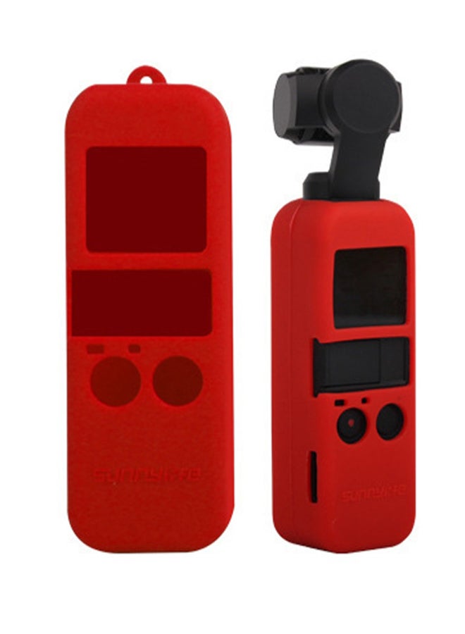 Non Slip Dustproof Silicon Sleeve For DJI OSMO Pocket Red