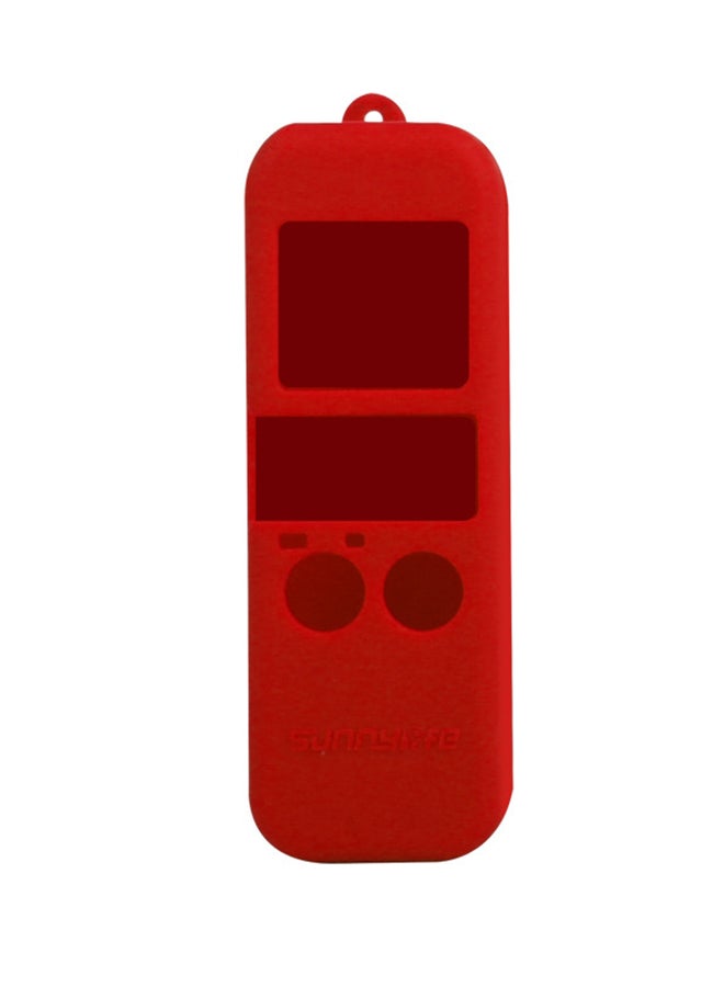 Non Slip Dustproof Silicon Sleeve For DJI OSMO Pocket Red