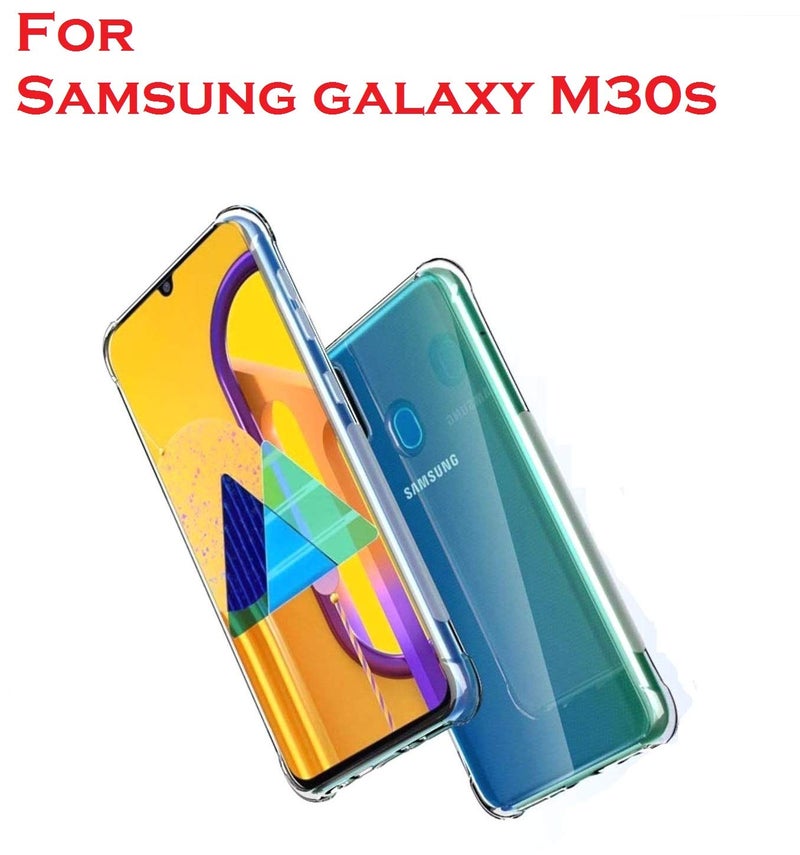 غطاء حماية لهاتف سامسونج جالاكسي M30S شفاف - Image 2