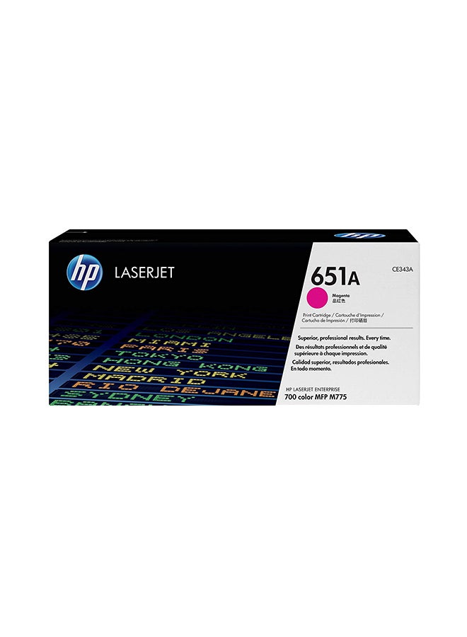 HP 651A Laser Toner Magenta - Image 1