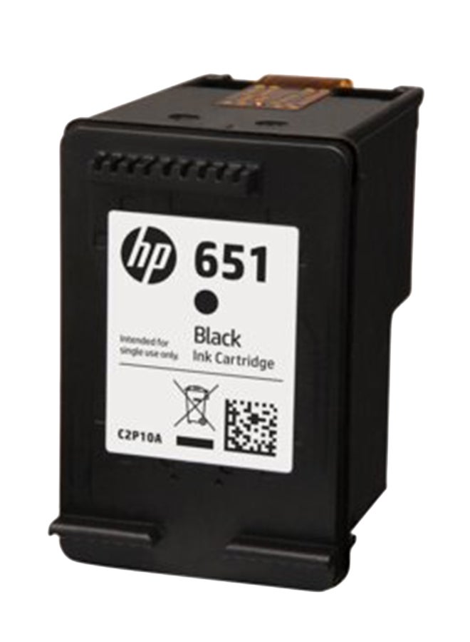 HP 651 Inkjet Cartridge Black - Image 2