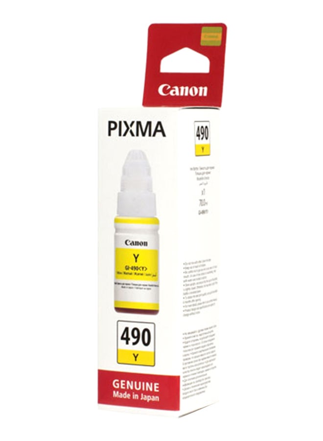 Canon Gi-490Y Inkjet Cartridge Yellow - Image 2
