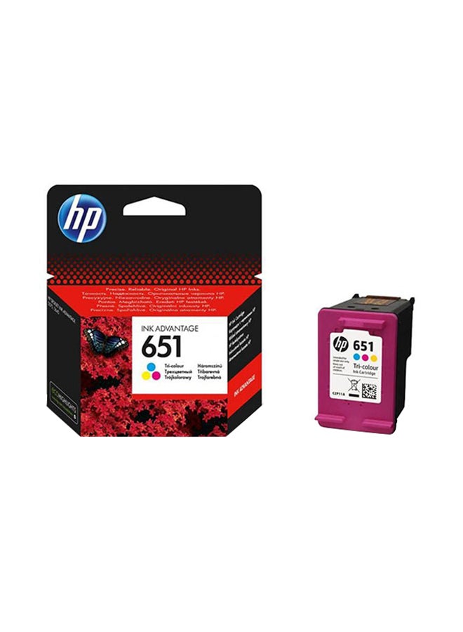 HP 651 Inkjet Cartridge Yellow/Blue/Pink - Image 1