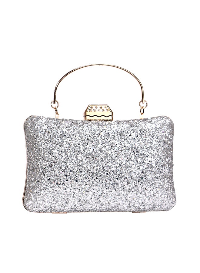 Generic - Elegant Design Clutch Silver - Image 1