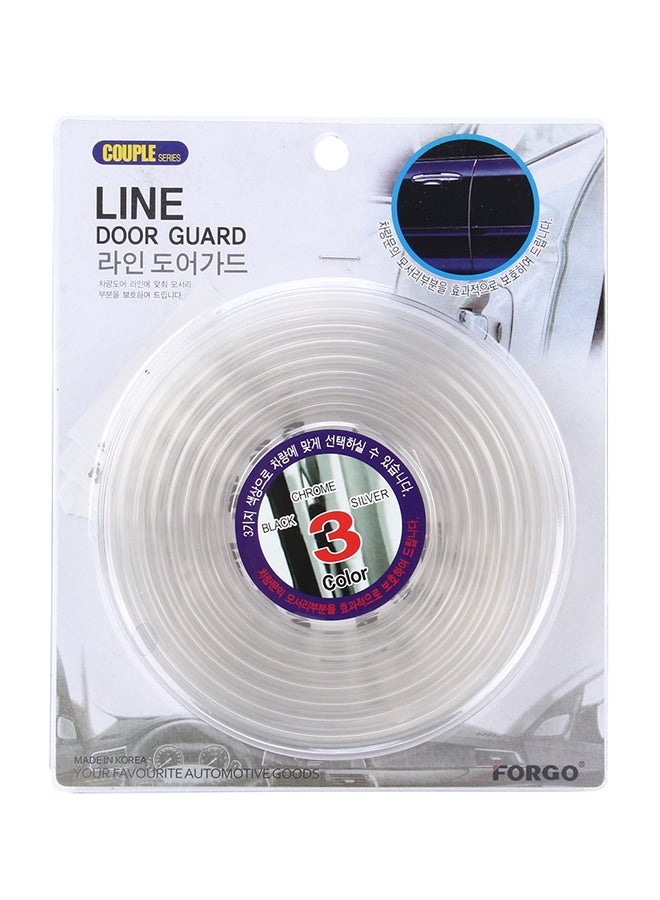 5.6M Car Decorative Strip Rubber Chrome Decoration Strip Door & Window Seal - Image 1