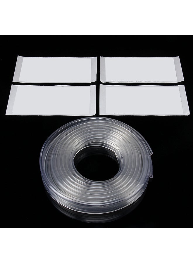 5.6M Car Decorative Strip Rubber Chrome Decoration Strip Door & Window Seal - Image 2