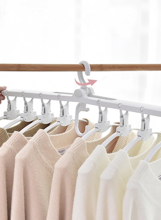 SAPU Multifunctional Folding Hanger White 52.5x42x29centimeter - Image 2