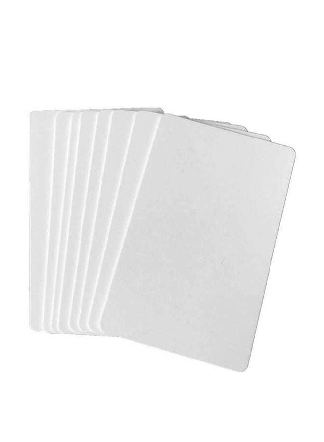 Rubik Rubik 10-piece 125khz Proximity Rfid Plastic Blank Writable Id Cards Ce T5577 T5200 Se 8.5x5.3cm N33857204A